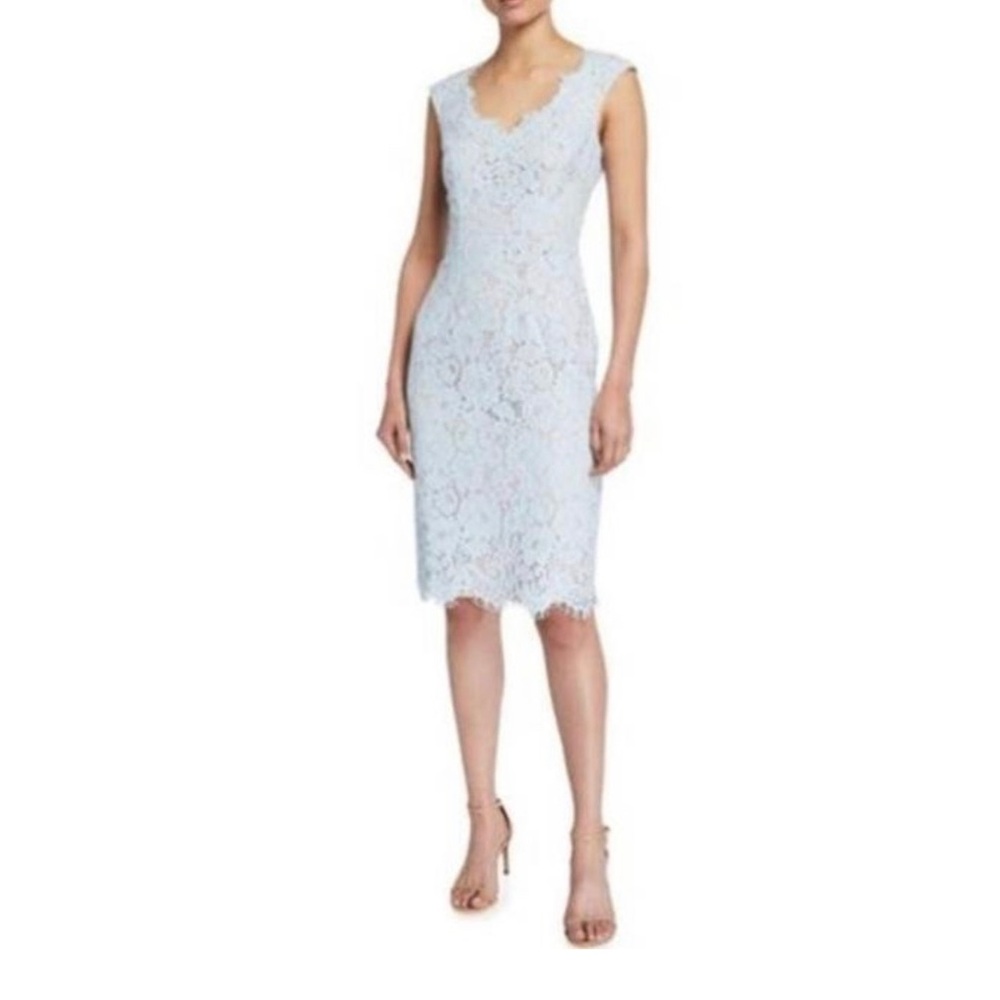 Eliza J light blue lace dress. Size 6P